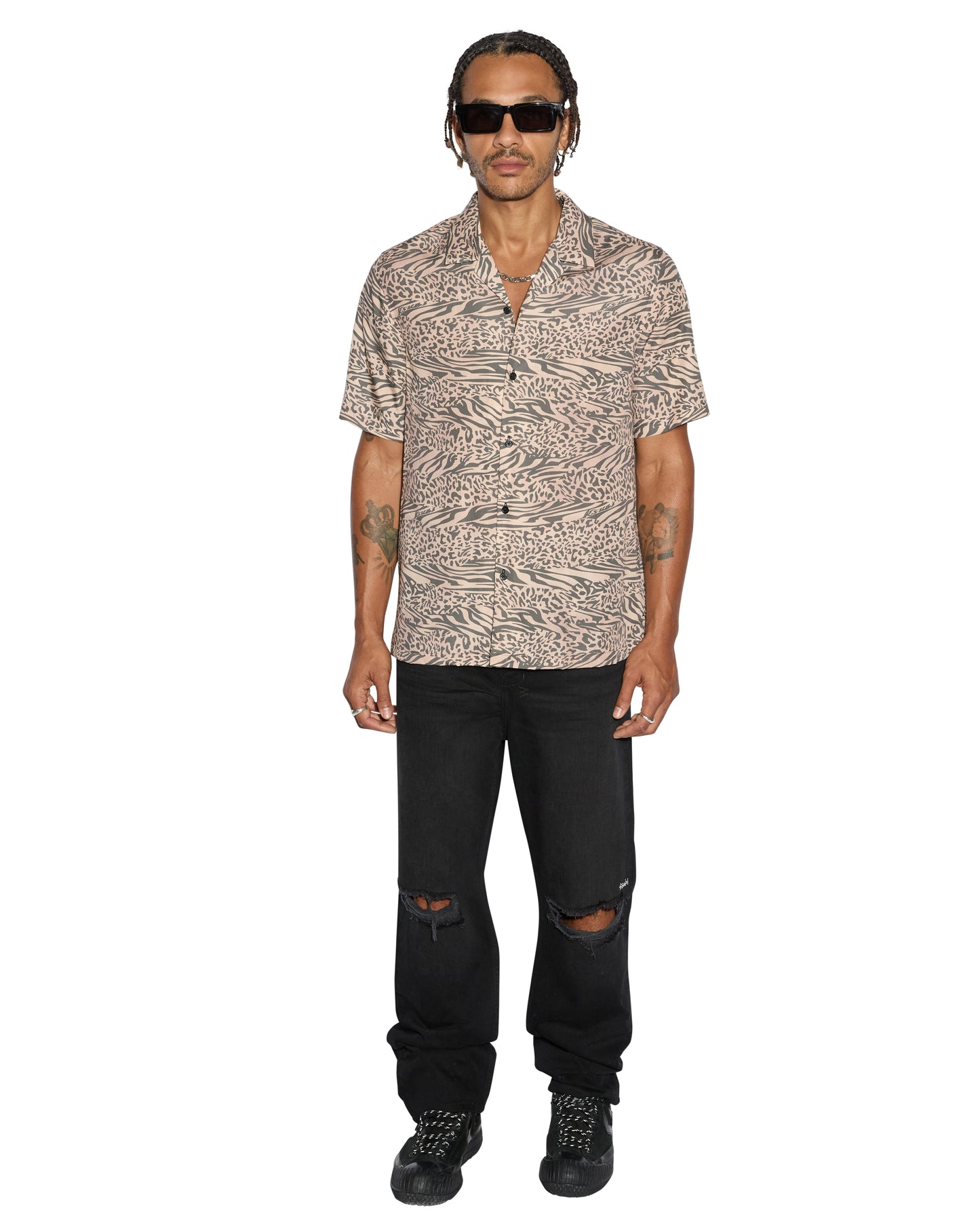 CONFUSED RESORT SS SHIRT LEO