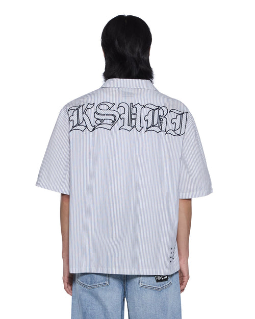 DINER SS SHIRT BLUE STRIPE