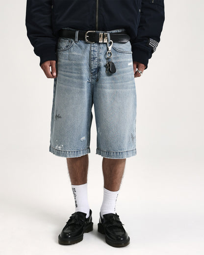 MAXX SHORT PAINTER BLUE