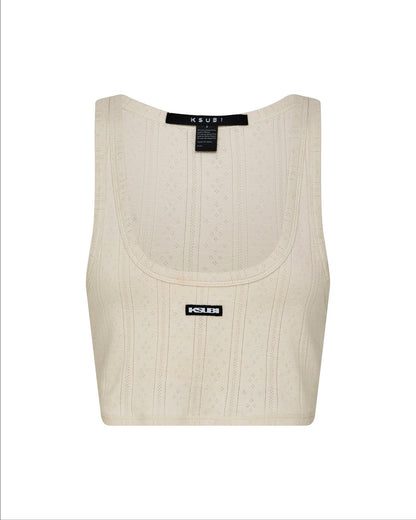 SOTT ORIGIN CROP TANK CREAM