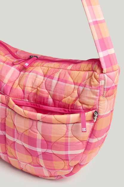 Laval - Cotton Weekend Bag in Madras Check