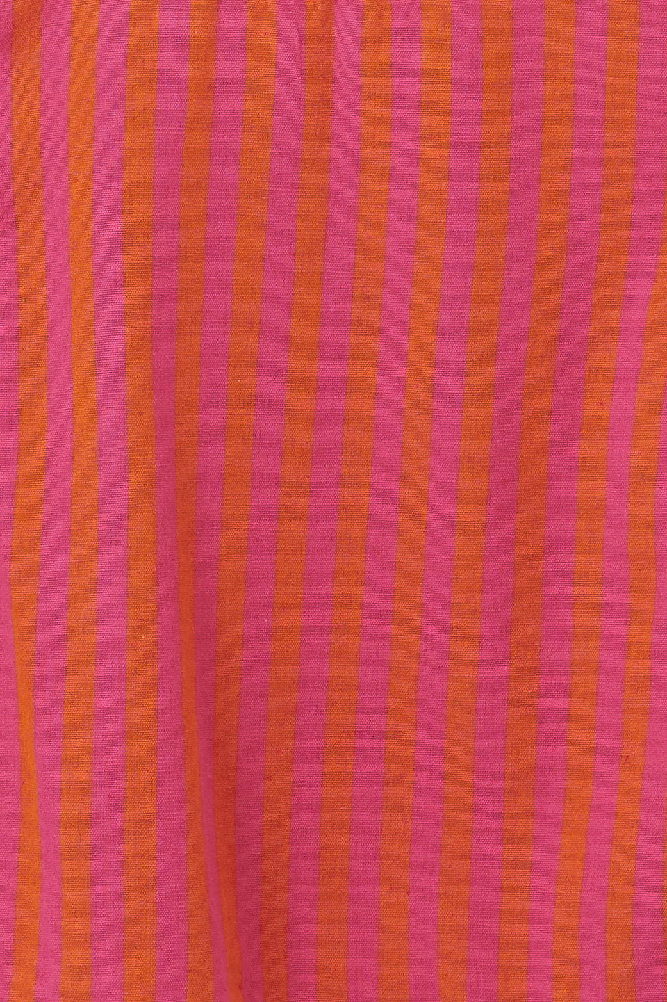 Arden - Cotton & Linen Shell Top in Pink & Orange Stripe