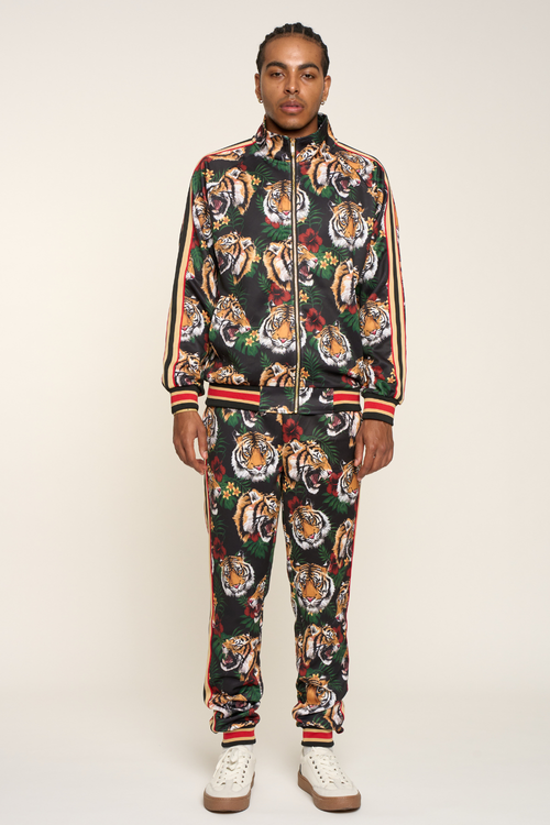 G Striped Tiger Track Suit Set