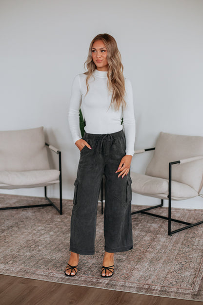 Trey Mock Neck Top - Ivory