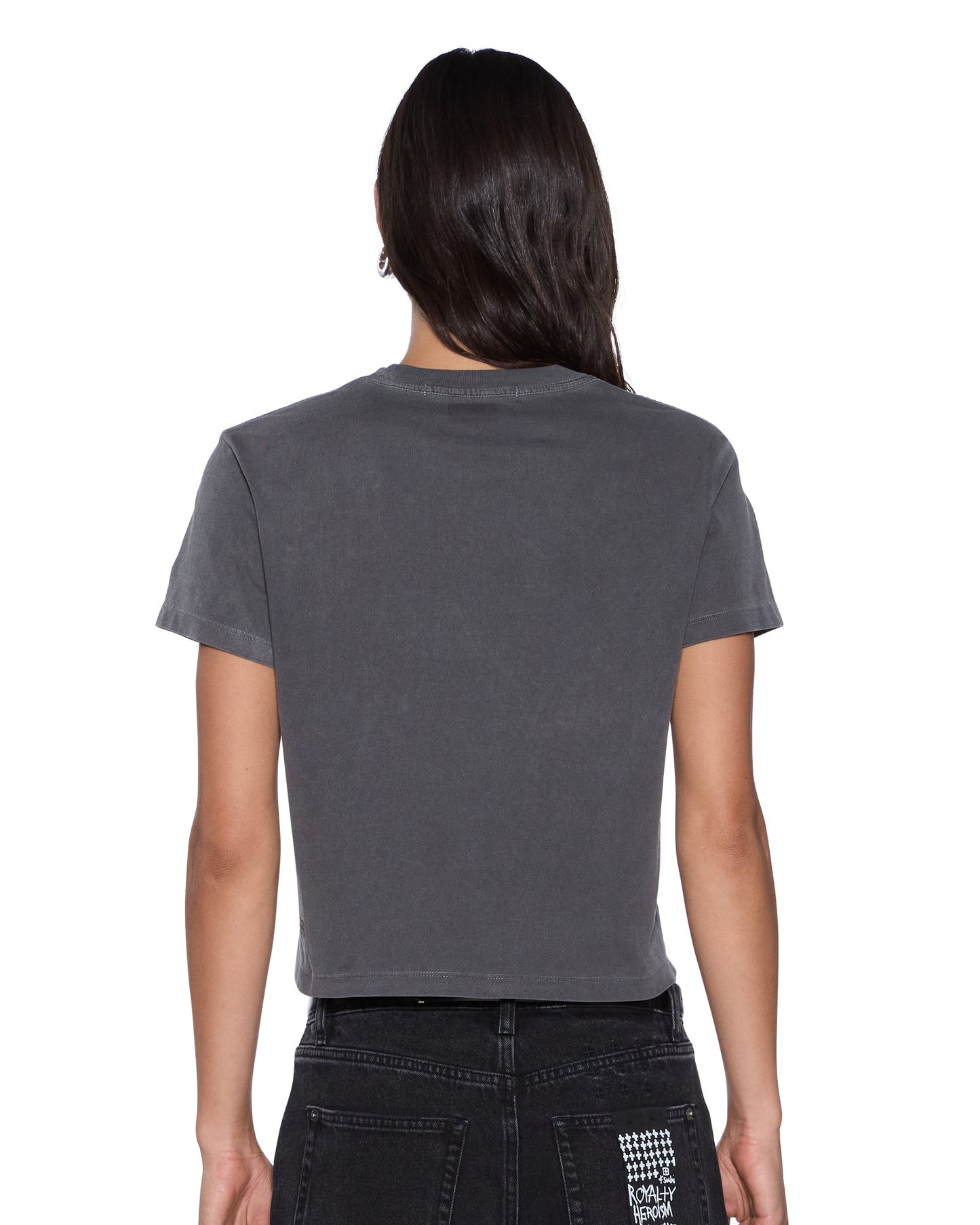 SHRUNKEN SS TEE CHARCOAL
