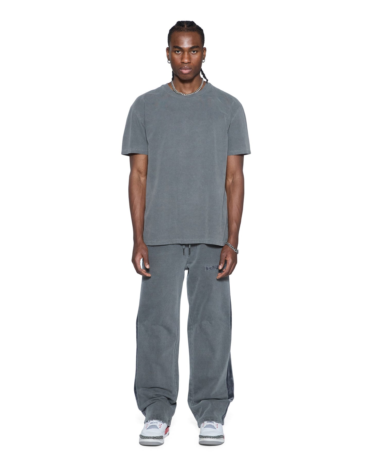 4X4 LUXE SYNTHESIS TRAK PANT CHARCOAL