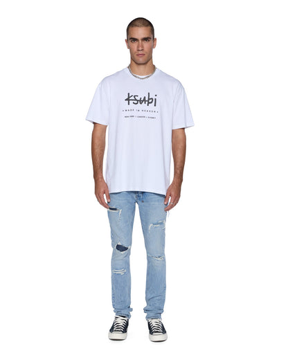 PLATED BIGGIE SS TEE TRU WHITE