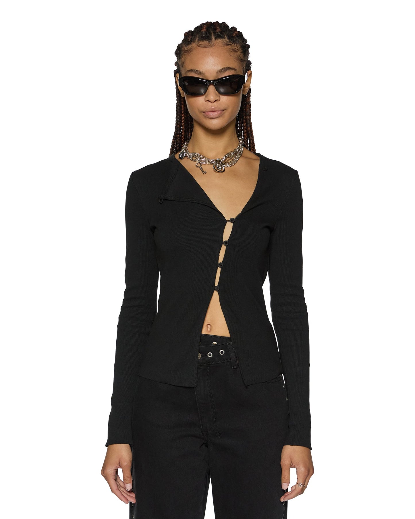 REWORK LS TOP BLACK