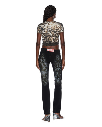 MOWALOLA BABY TEE CHEETAH