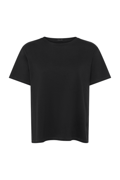 Vintage Cotton Everyday T-Shirt | Black