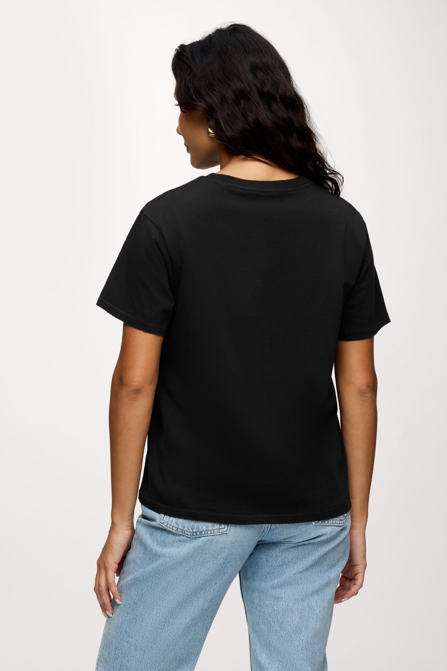 Vintage Cotton Everyday T-Shirt | Black