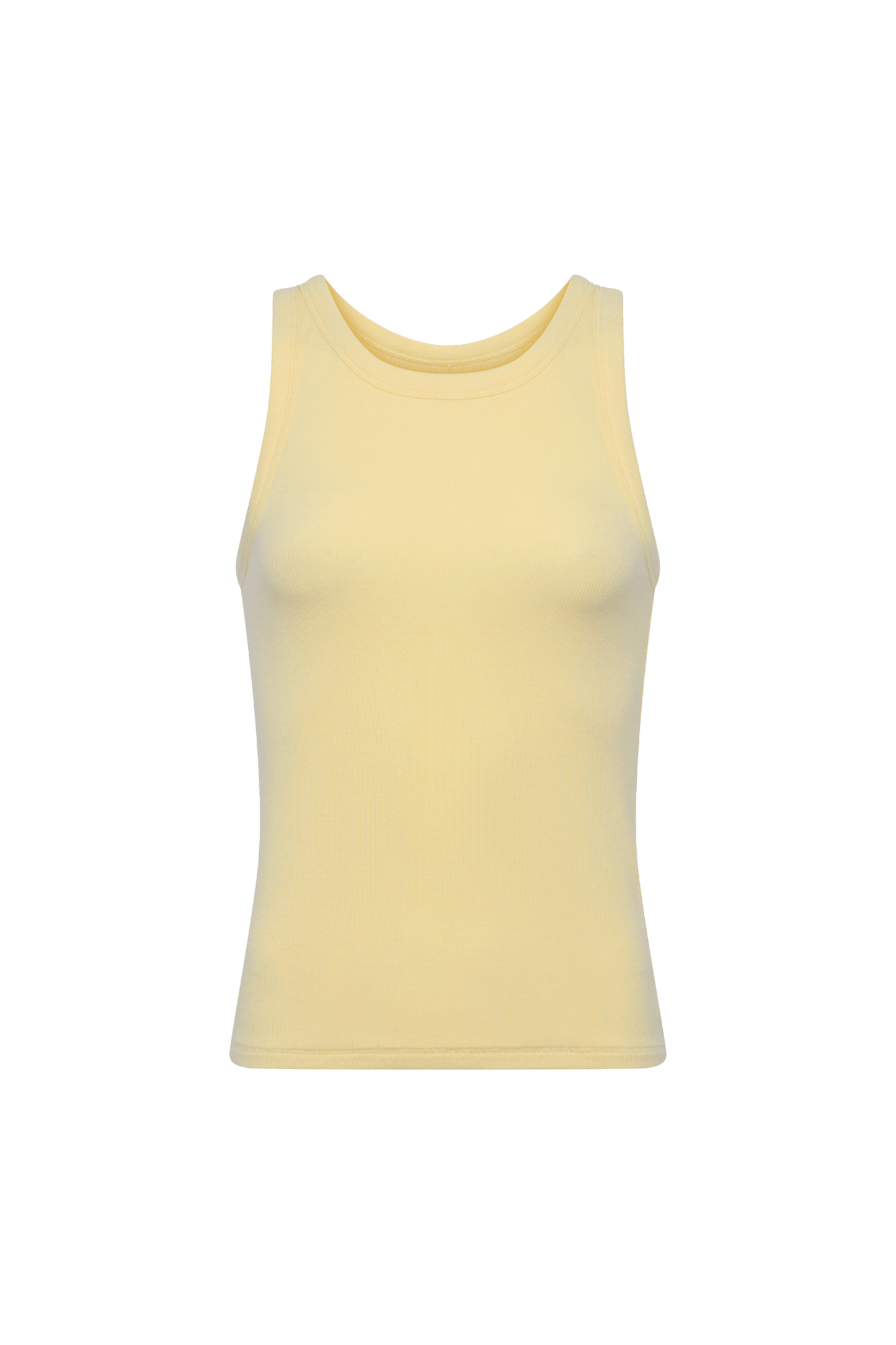 Slinky Rib Tank | Lemon