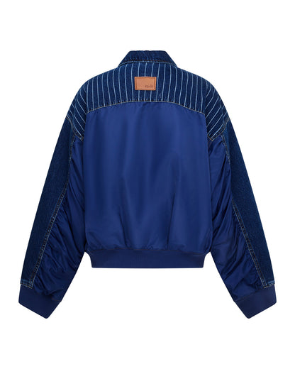 DISTRICT BOMBER MAYFAIR BLUE SPLICED