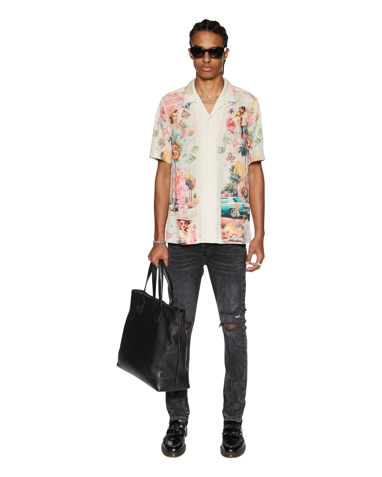 WORLD ORDER RESORT SS SHIRT MULTI