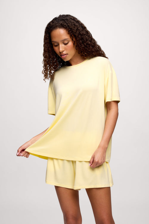 Boyfriend Pajama Tee | Lemon