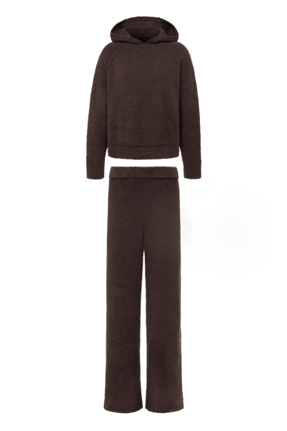 Teddy Sweater Set | Espresso