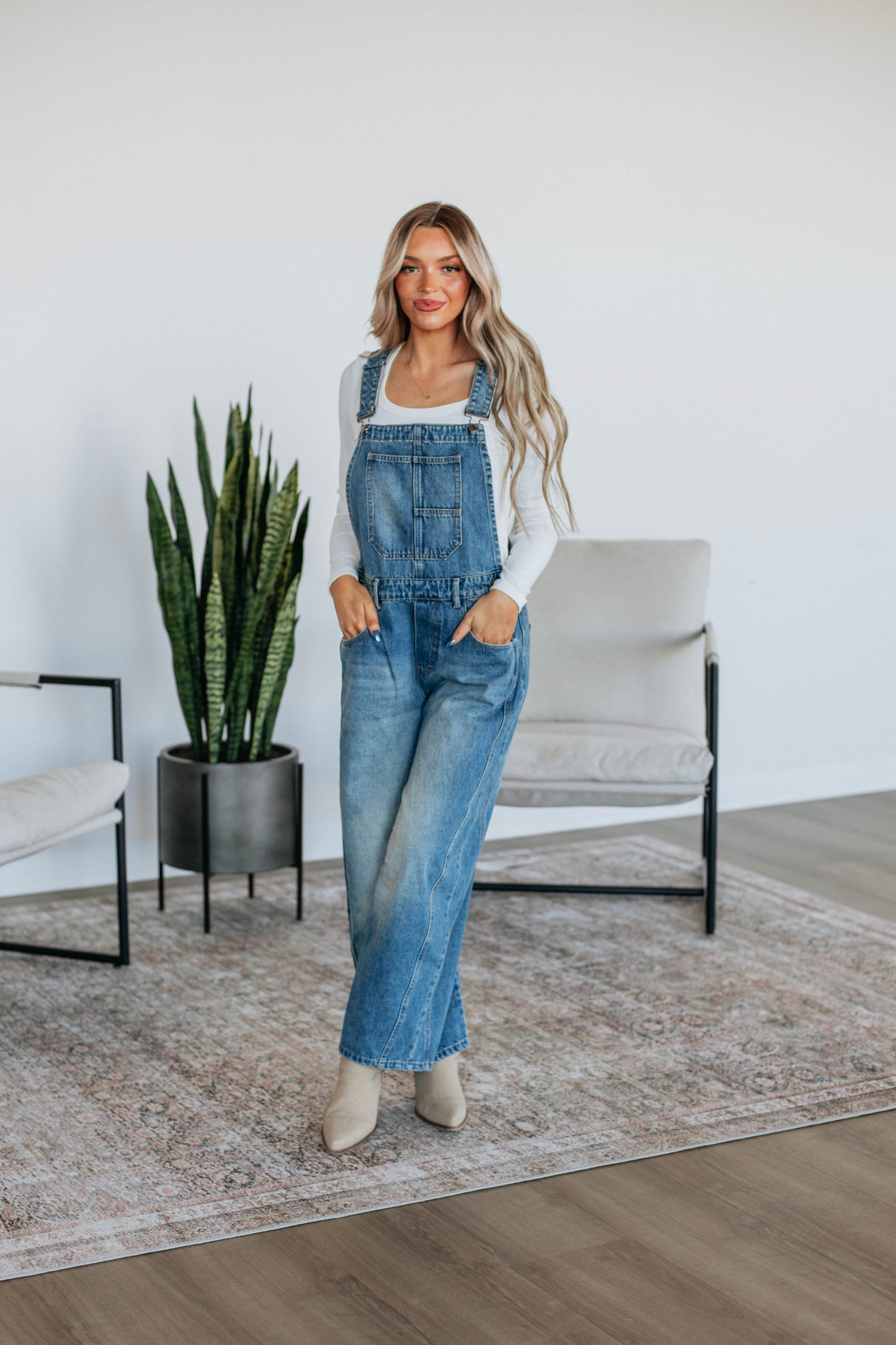 Zander Denim Overalls