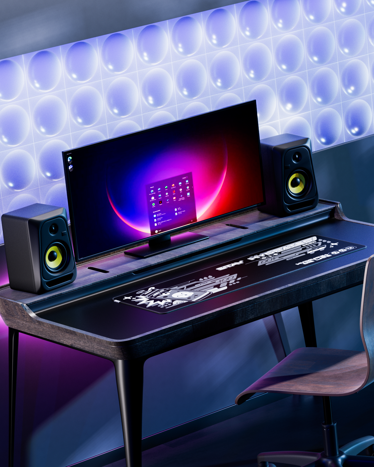 Stay Hydrated Desk Mat