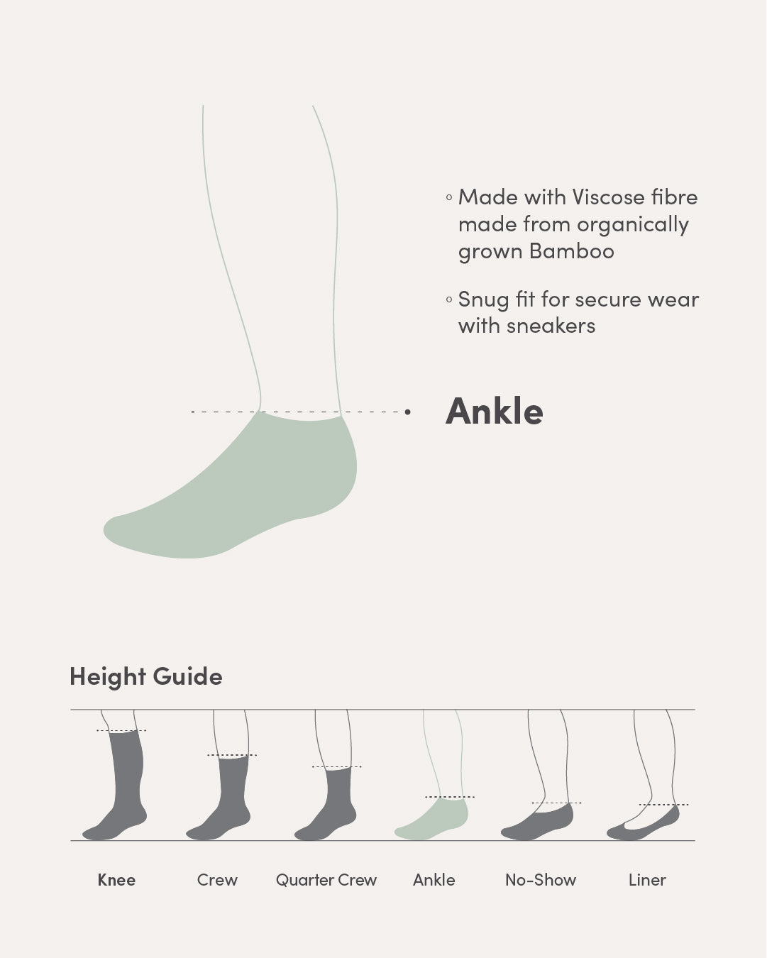 Cushioned Ankle Socks - Black