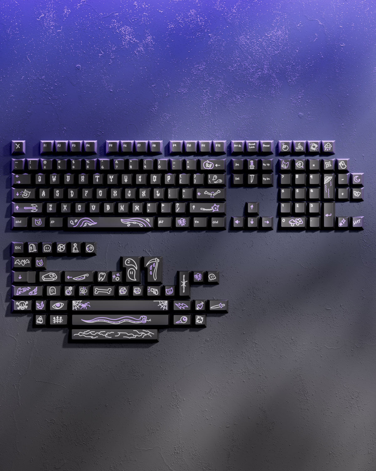The Very Ghoul Keycaps
