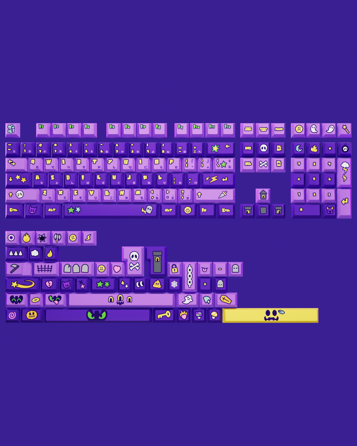 The Dark Mage Keycaps