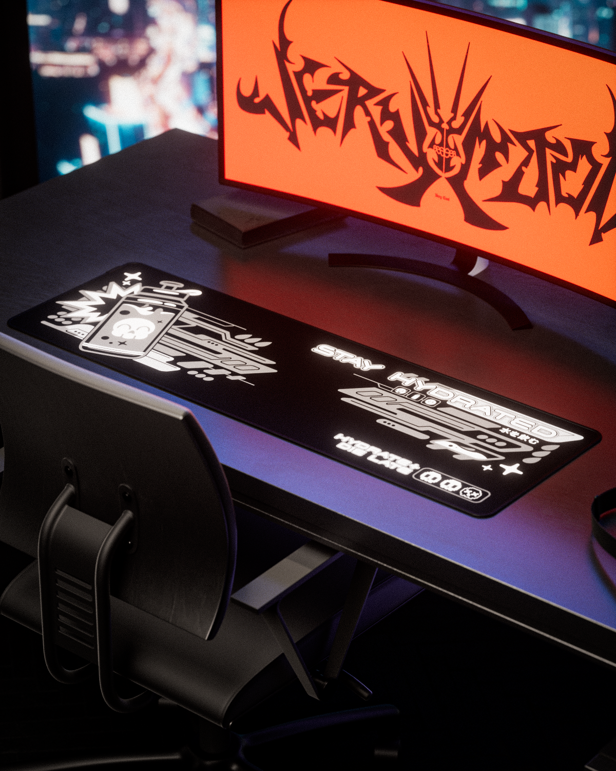 Stay Hydrated Desk Mat
