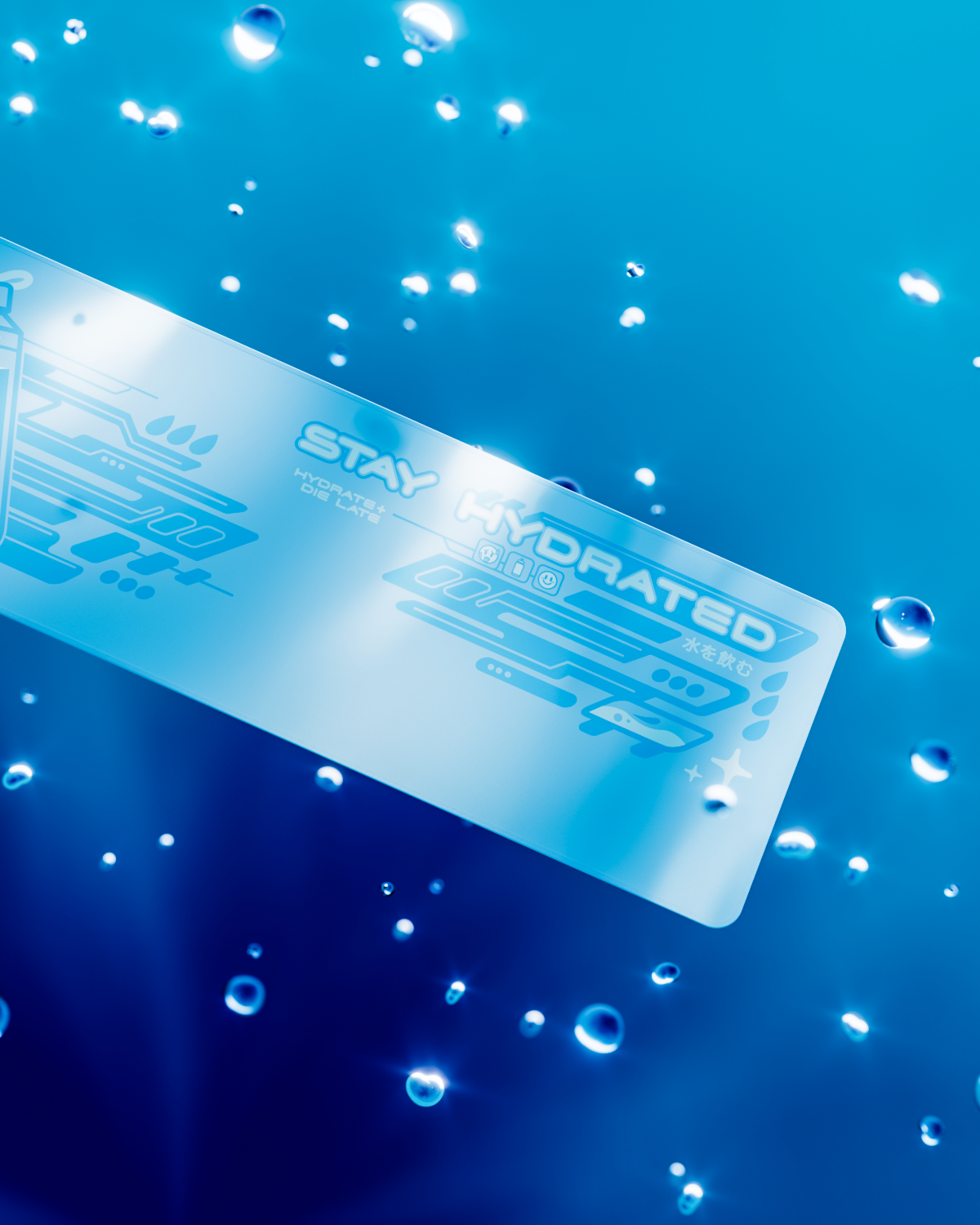 Stay Hydrated Desk Mat