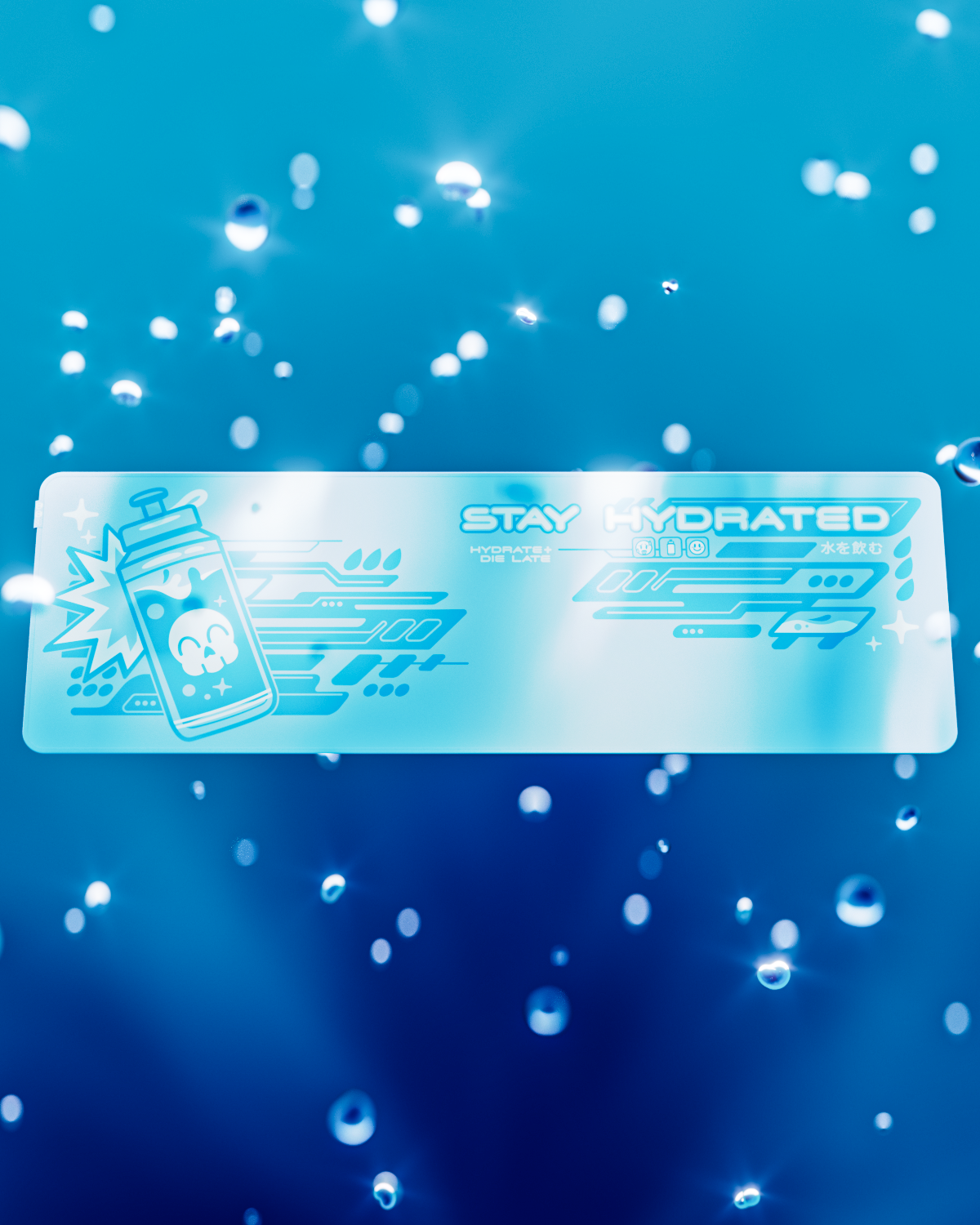 Stay Hydrated Desk Mat